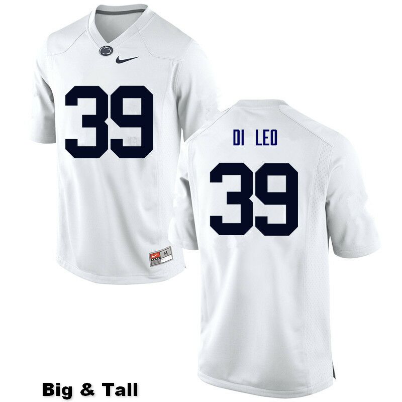 NCAA Nike Men's Penn State Nittany Lions Frank Di Leo #39 College Football Authentic Big & Tall White Stitched Jersey YWD3198GG